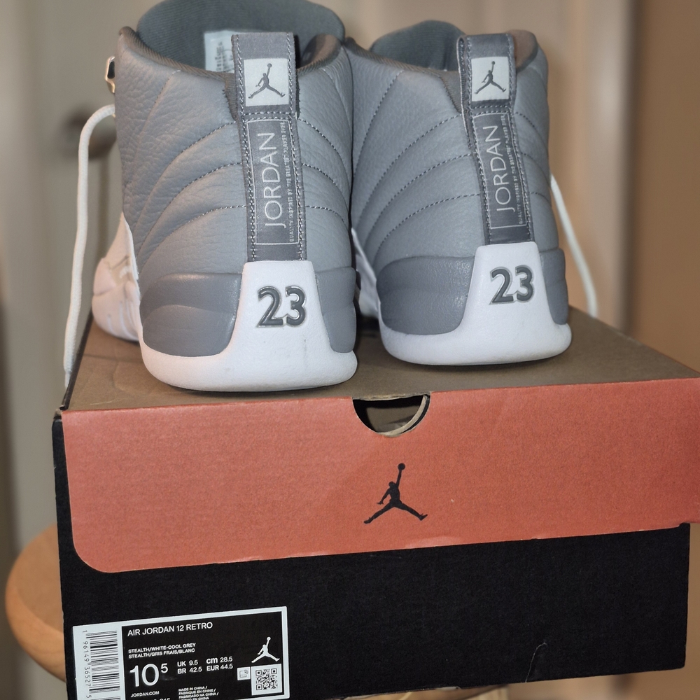 Jordan Sneakers Gray and White